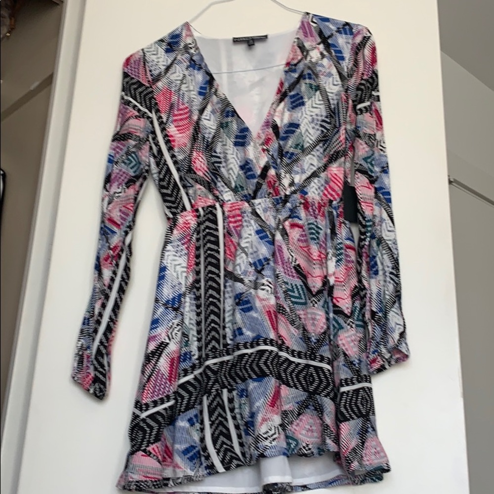 NBD printed mini dress